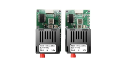 Drone fiber optic module, TTL optical transceiver, fiber optic port FC interface module, UART/SBUS to fiber optic communication