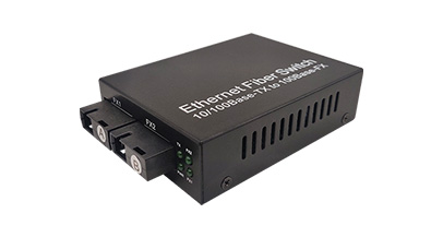 Fiber switch with 2 optical ports and 1 electrical port