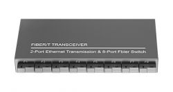 8 Optical and 2 electrical fiber switch