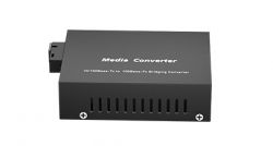 1 optical and 1 electric POE switch