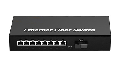 1 Optical 8 electric POE switch
