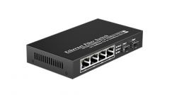 2 optical and 4 electric POE switch