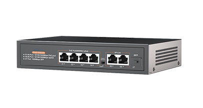 4 Gigabit POE + 2 Gigabit uplink + 1 Gigabit SFP
