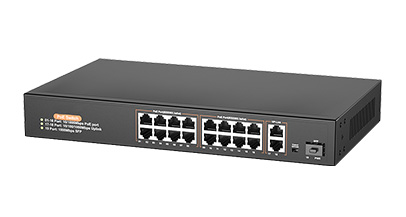 16 Gigabit POE + 2 Gigabit uplink + 1 Gigabit SFP
