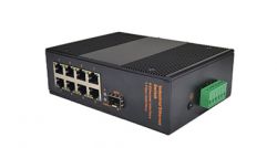 1 Optical 8 electrical industrial-grade switch