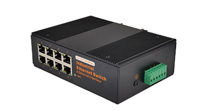 Industrial-grade 8-port switch