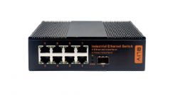 Industrial-grade 1-optical, 8-electric, POE switch