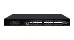Managed Gigabit 24-optical-2-electrical SFP switch
