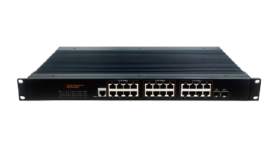 Industrial-grade managed Gigabit 2-optical 24-electric SFP switch