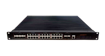 L2 + industrial-grade managed 40,000 Gigabit + 24 Gigabit + 8 Gigabit SFP switch